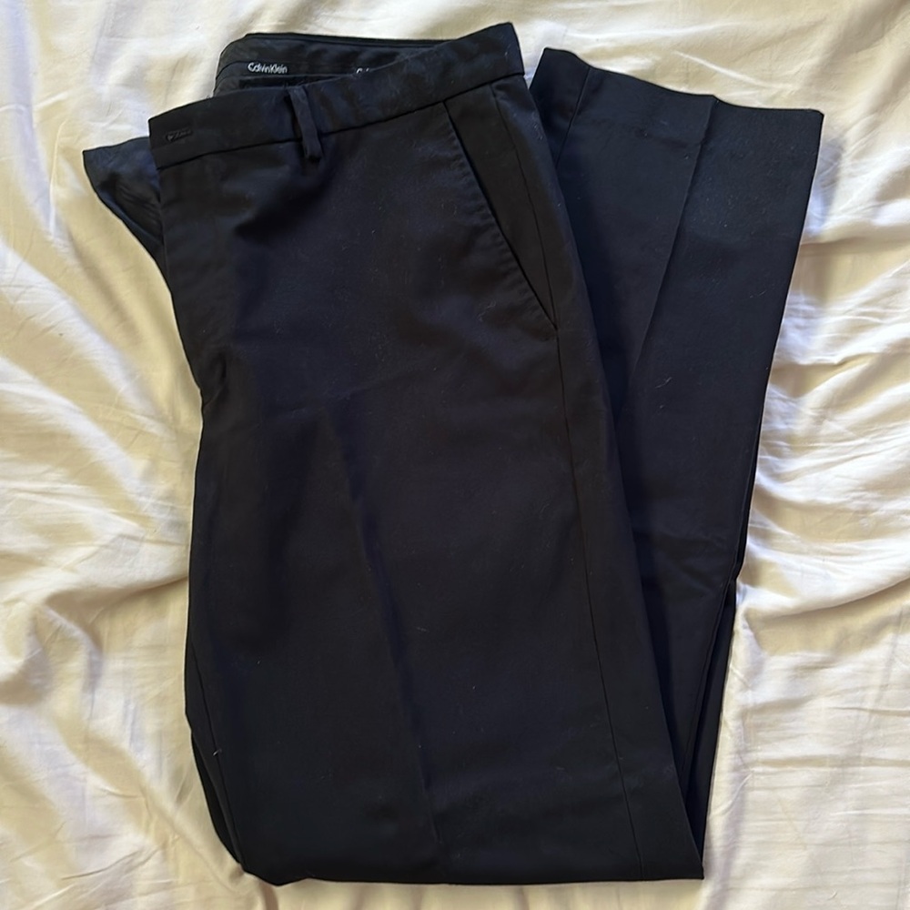 Calvin Klein Men’s Dress Pants Black 34/30